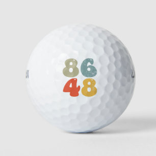 Balles De Golf 86 47 Anti Trump 8648 Élection rétro Vintage 2028