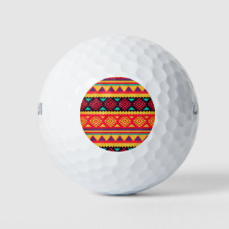 Balles de golf à impression géométrique du sud-oue