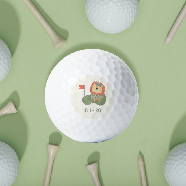 Balles De Golf A Little Putter Golf Baby Shower Favor Preppy Boy  (Personalize with baby’s due date or initials for a thoughtful keepsake baby shower favor.)