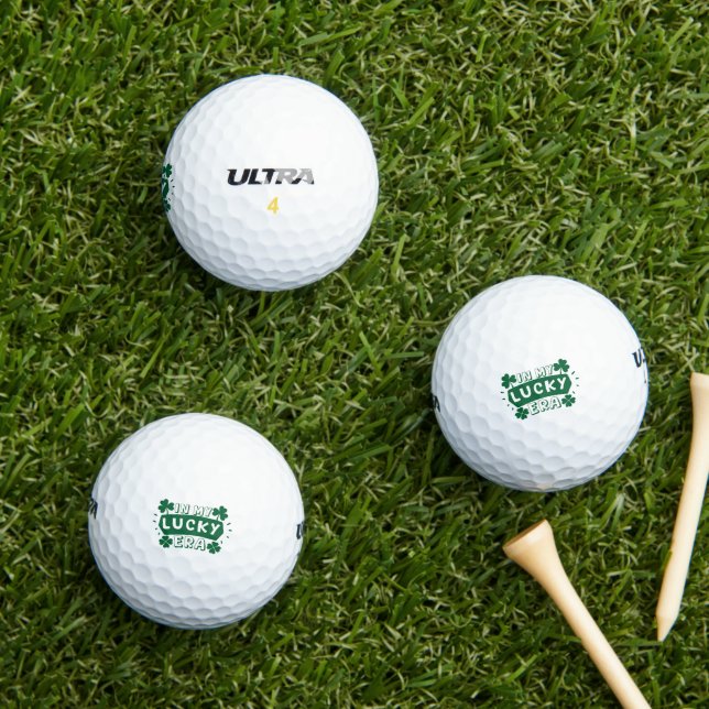 Balles De Golf À mon ère chanceuse Shamrock (Herbe in situ)