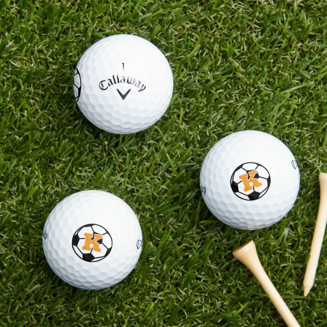 Balles de golf à monogramme personnalisé avec impr (Herbe in situ)