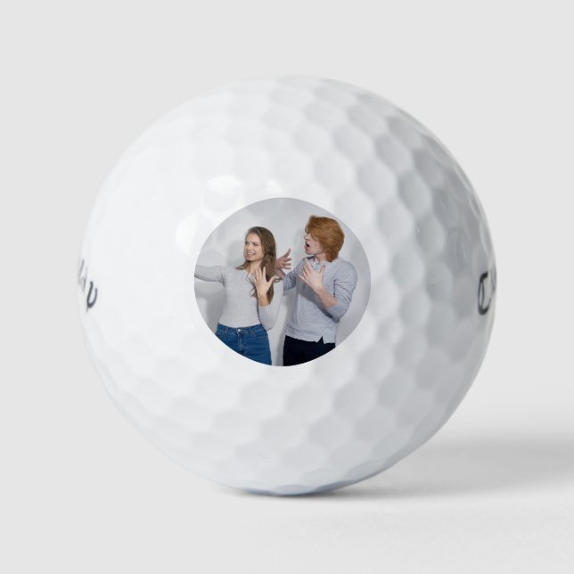 Balles de golf à photo professionnelle simple (Devant)