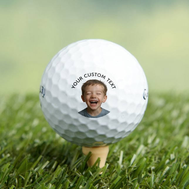Balles de golf à visage personnalisé - Drôles de b (T-shirt Insitu)