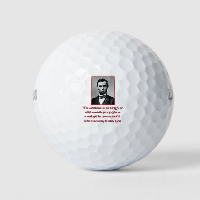 Balles De Golf Abe-Malice-vers-aucun (Devant)