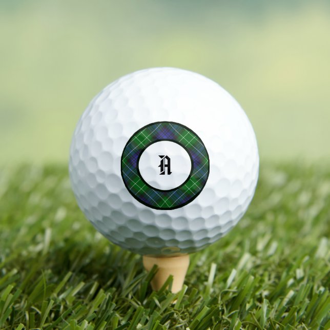 Balles De Golf Abercrombie Tartan Clan Plaid Golf Balls (T-shirt Insitu)