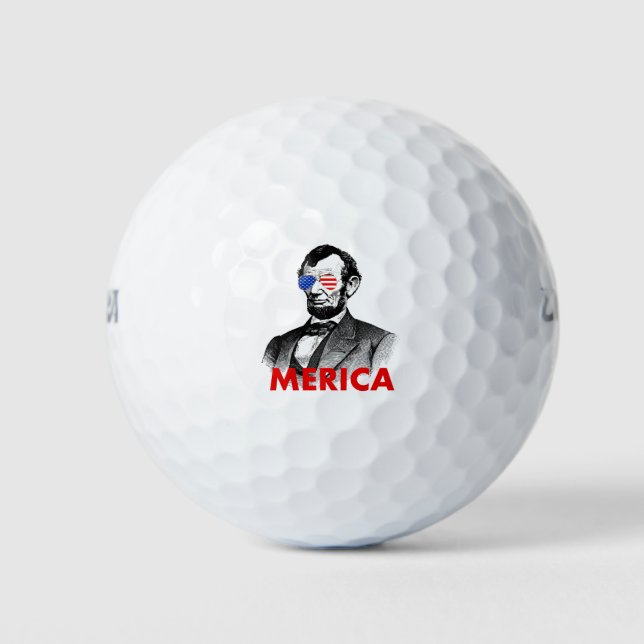Balles De Golf abraham lincoln (Devant)