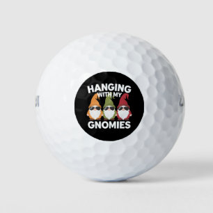 Balles De Golf Accrochage Avec Mes Gnomes Drôle De Nain De Jardin