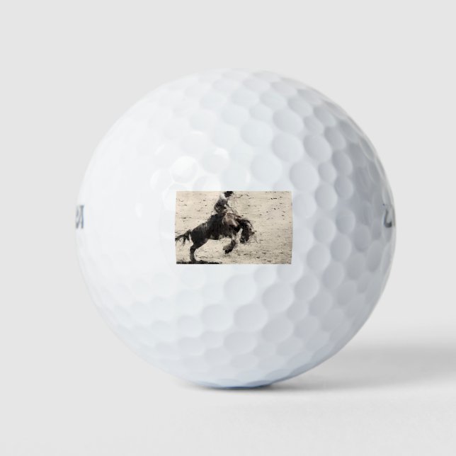 Balles De Golf Accrocher - Bronco Busting Champ (Devant)