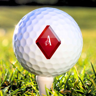 Balles De Golf Ace de Diamonds Red Casino Deck de cartes de jeu