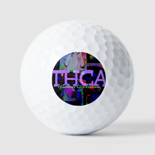 Balles De Golf Adam Moyer Original "THCA" Rare (Recto)