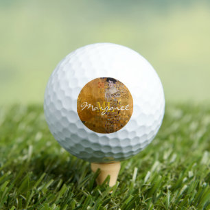 Balles De Golf Adele, Lady in Gold de Gustav Klimt, Monogrammé
