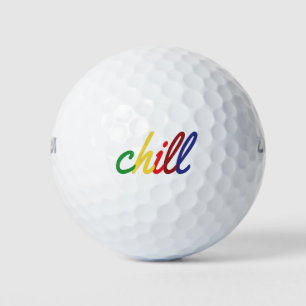 Balles De Golf Ado Fille Chill Couleurs rétro