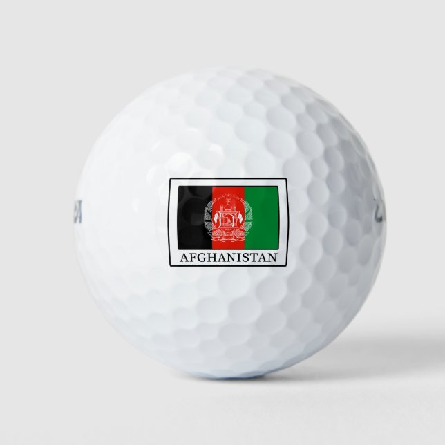 Balles De Golf Afghanistan (Devant)