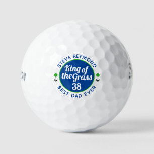 Balles De Golf âge du "meilleur papa" Roi de l'herbe