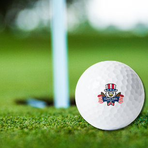 Balles De Golf Aigle américain patriotique Joyux 250e anniversair