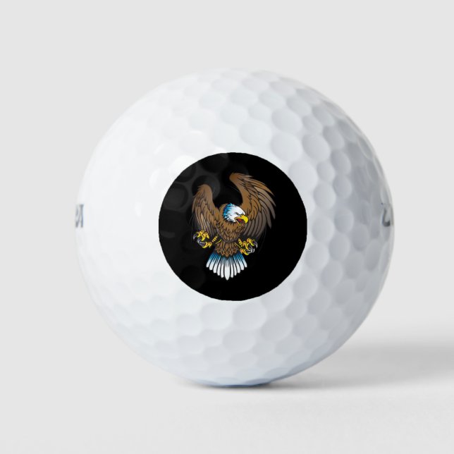 Balles De Golf Aigle de Bald (Devant)
