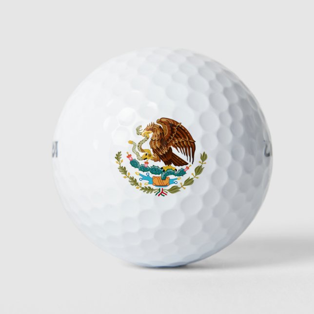 Balles De Golf Aigle mexicain (Devant)
