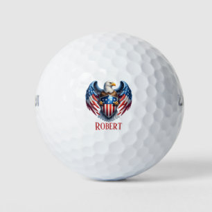 Balles De Golf Aigle patriotique