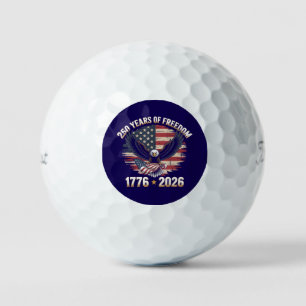 Balles De Golf Aigle Patriotique 250 Ans de Liberté