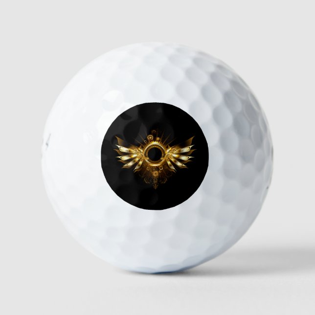 Balles De Golf Ailes de Steampunk (Devant)