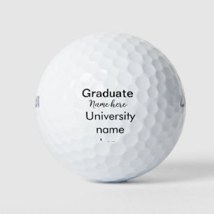 Balles De Golf ajouter votre texte simple diplôme ajouter le nom 