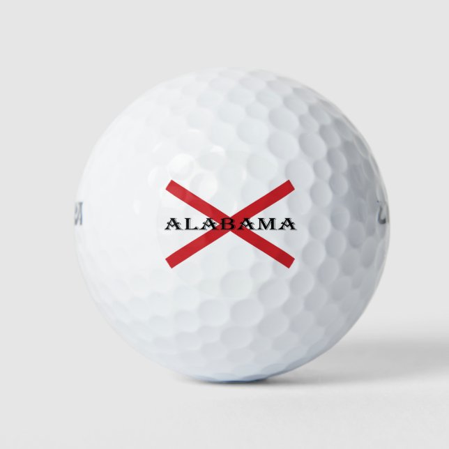 Balles De Golf Alabama et drapeau wu gbcnt (Devant)