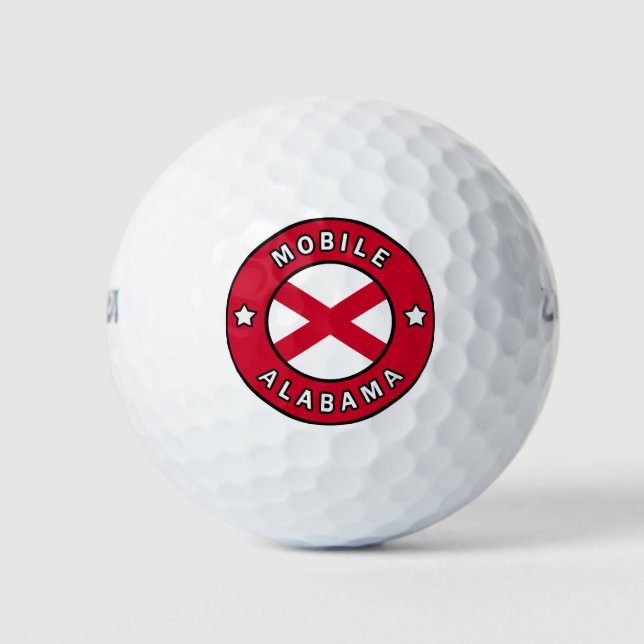 Balles De Golf Alabama mobile (Devant)