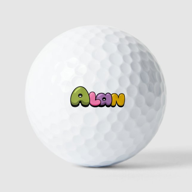 Balles De Golf Alan (Recto)