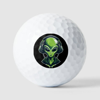 Balles De Golf Alien avec casque audio – Techno minimaliste & R