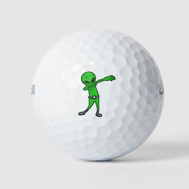 Balles De Golf alien halloween dabbing (Devant)
