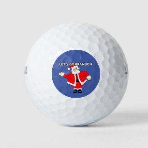 BALLES DE GOLF ALLONS BRANDON PÈRE NOËL CHRISTMAS GOLF BALLS