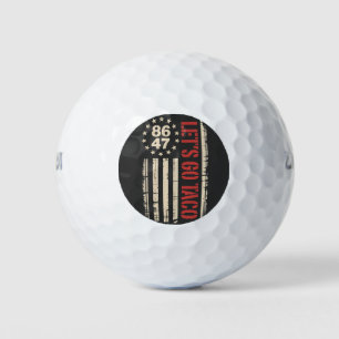 Balles De Golf Allons-y TACO Trump toujours poulets dehors