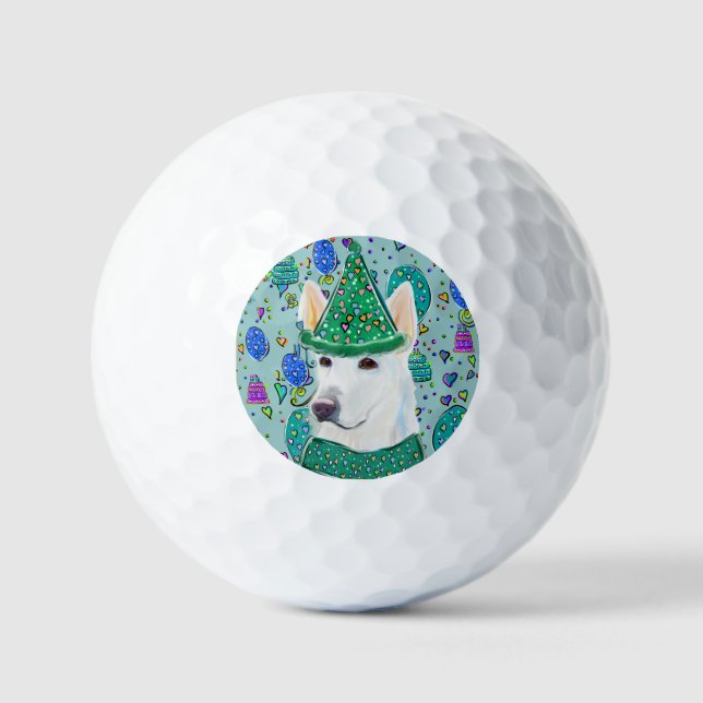 BALLES DE GOLF ALMAN SHEPHERD (Recto)