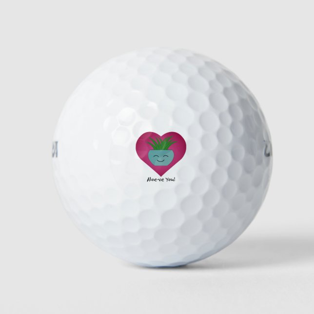 Balles De Golf Aloeve You Aloe (Devant)