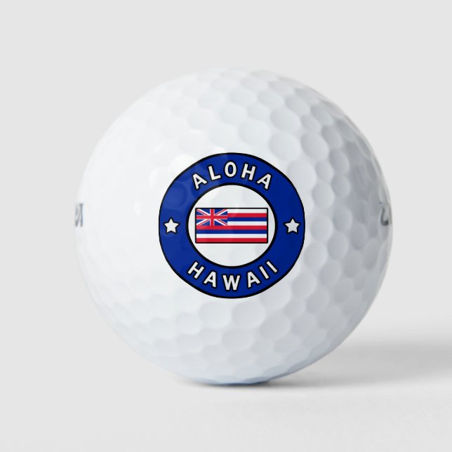 Balles De Golf Aloha Hawaii (Devant)