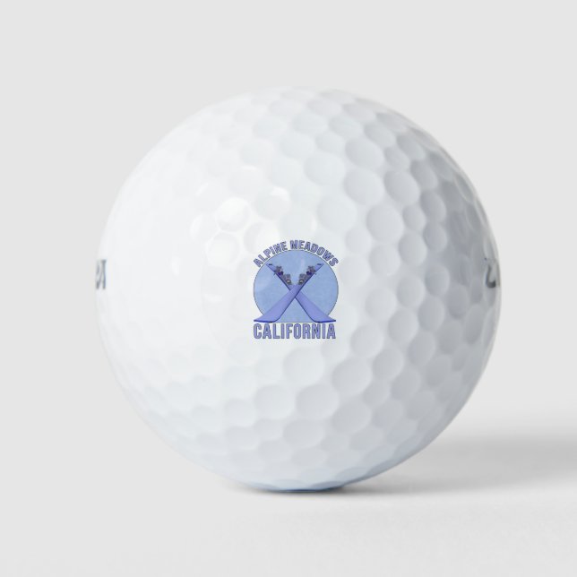 Balles De Golf Alpine Meadows, Californie (Devant)