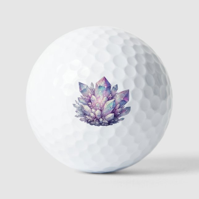 Balles De Golf amas de quartz pastel (Recto)