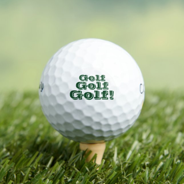 Balles De Golf Amateur de golf moderne (T-shirt Insitu)