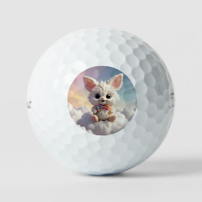 Balles De Golf "Âme de nuage doux" (Recto)