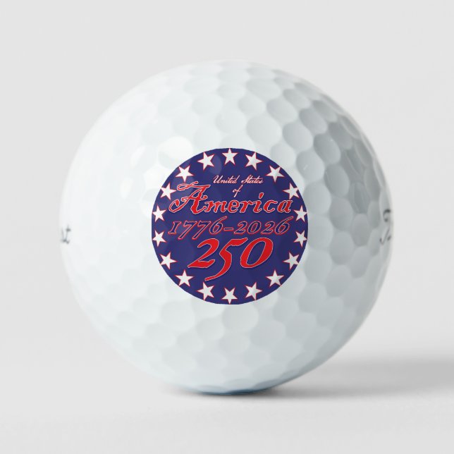 Balles De Golf America 250 (Recto)