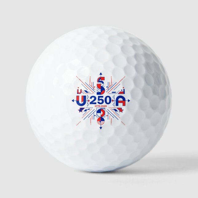 Balles De Golf America’s 250th anniversary (Recto)