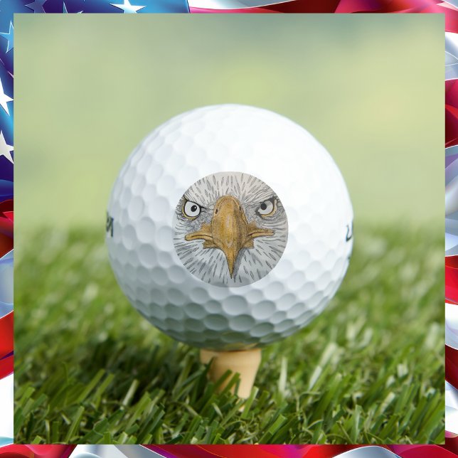 Balles De Golf American Eagle Face Golf Ball (Créateur téléchargé)