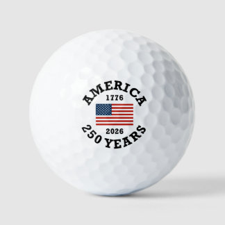 Balles De Golf Amérique 250 avec drapeau