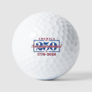 Balles De Golf Amérique 250 Semiquincentenaire Graphique – 1776-2