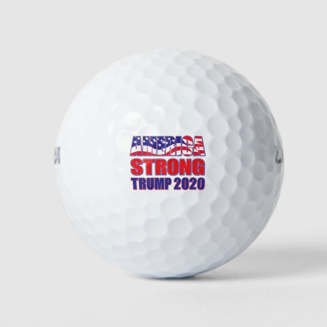 Balles De Golf Amérique Trump fort 2020 (Devant)
