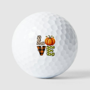 Balles De Golf AMOUR - saison Citrouille et automne
