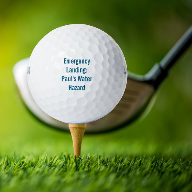 Balles De Golf Amusant atterrissage d’urgence : danger de l’eau p (Créateur téléchargé)