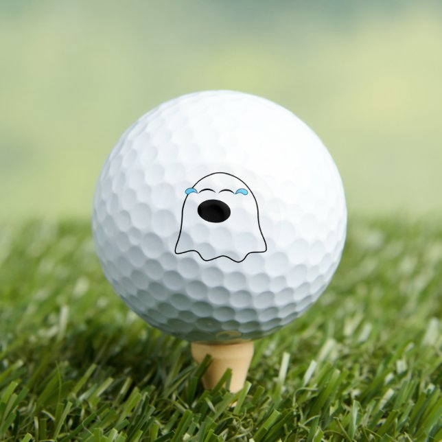 Balles De Golf Amusant émoji fantôme ! (T-shirt Insitu)