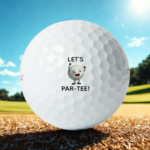 Balles De Golf Amusant Partir-Tee Golf Ball
