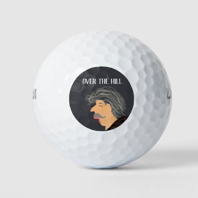Balles De Golf Amusant Sur La Colline Balls De Golf Old Man (Devant)